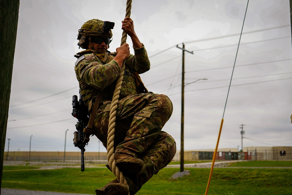 101st Soldiers compete in a Stress Shoot Competition during Week of the Eagles 2022