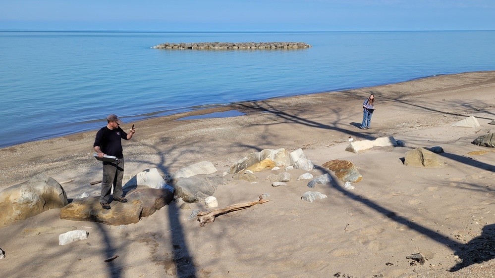 USACE Presque Isle Beach Walk, Spring 2022