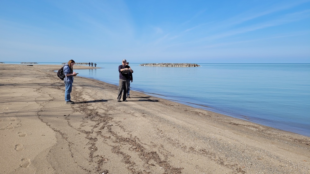 USACE Presque Isle Beach Walk, Spring 2022