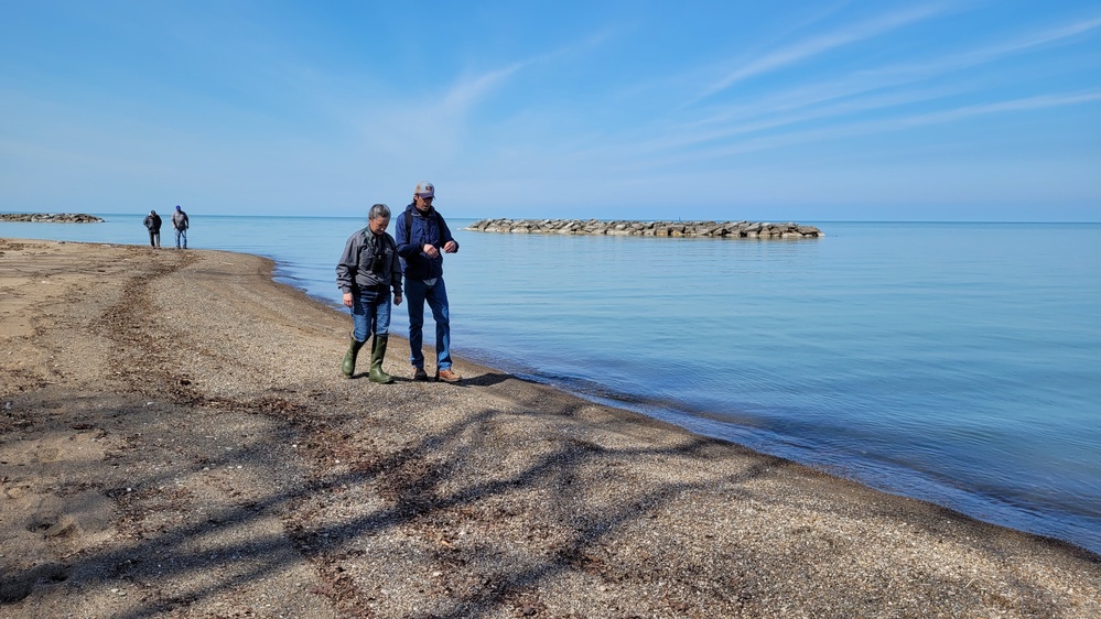 USACE Presque Isle Beach Walk, Spring 2022