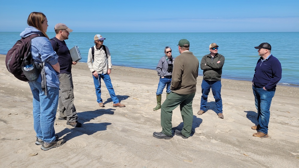 USACE Presque Isle Beach Walk, Spring 2022