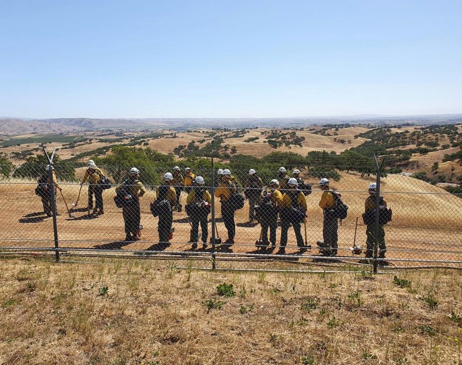 Presidio of Monterey, Camp Roberts fire departments hold prescribed burn