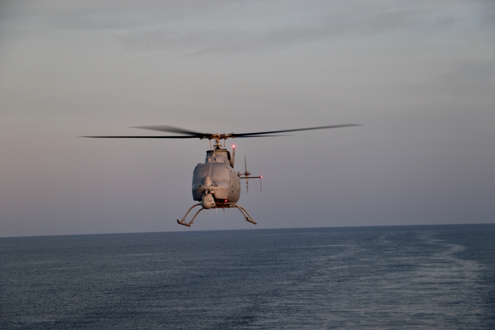 USS Jackson and HSC 23 VERTREP and flight ops