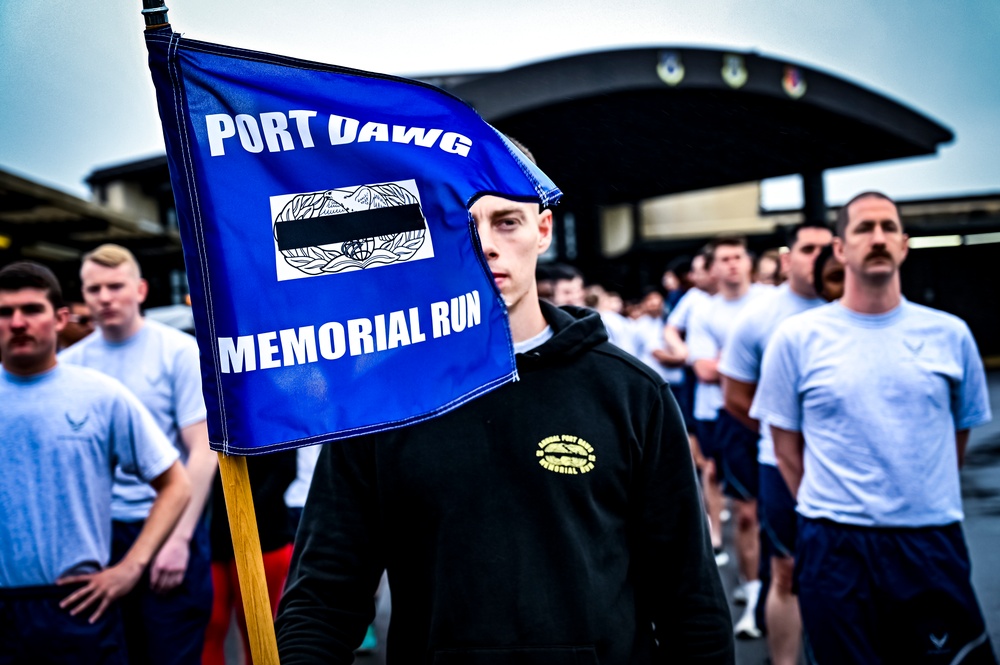 305th Aerial Port Squadron Port Dawg Memorial Run