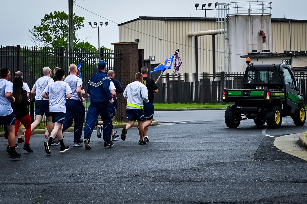 305th Aerial Port Squadron Port Dawg Memorial Run