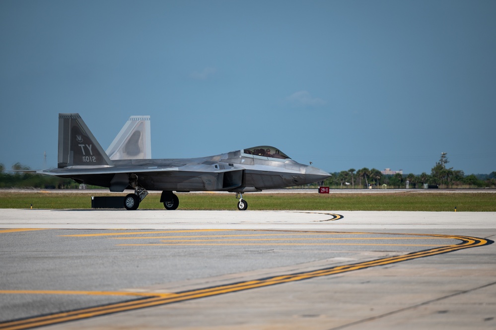 F-22 Demo Team touches down at Patrick SFB