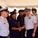 U.S. Coast Guard Cutter Munro conducts changes command ceremony
