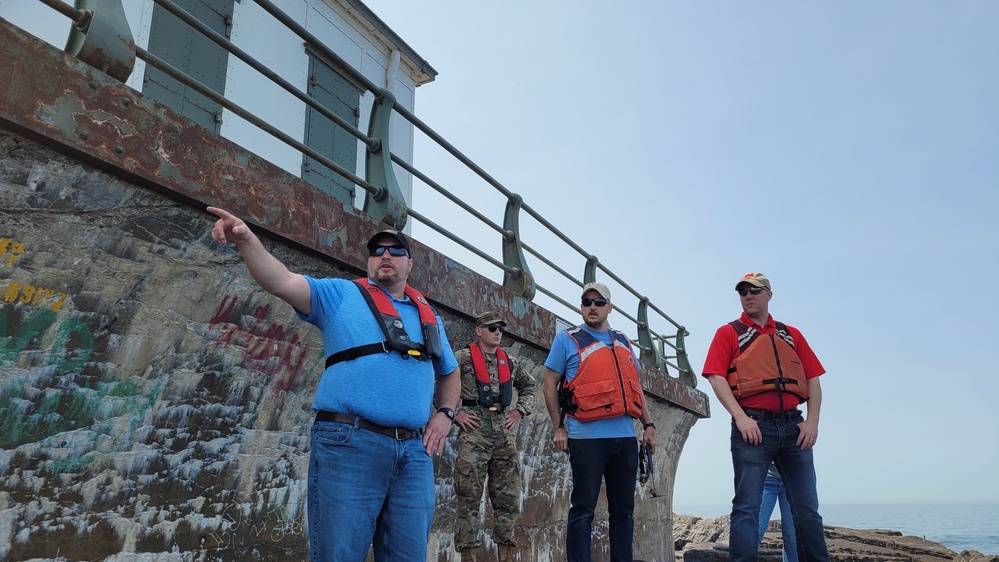 USACE Buffalo District inspects Oswego Harbor breakwaters