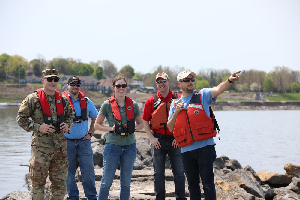 USACE Buffalo District inspects Oswego Harbor breakwaters