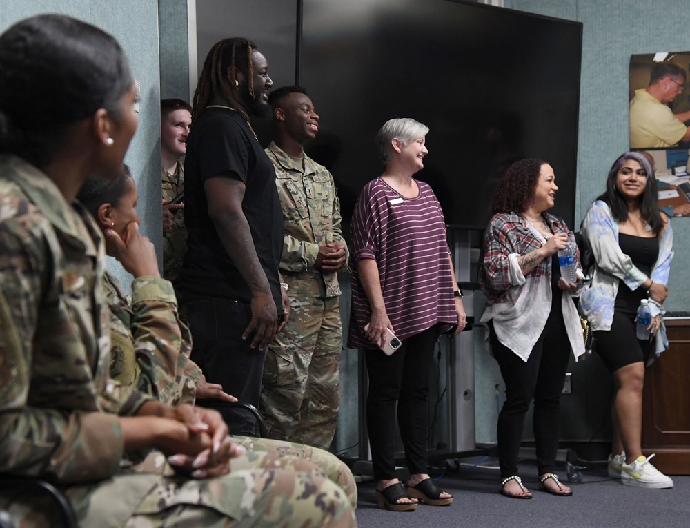 American rapper visits Keesler