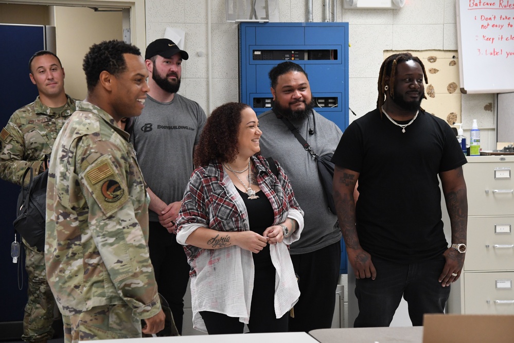 American rapper visits Keesler