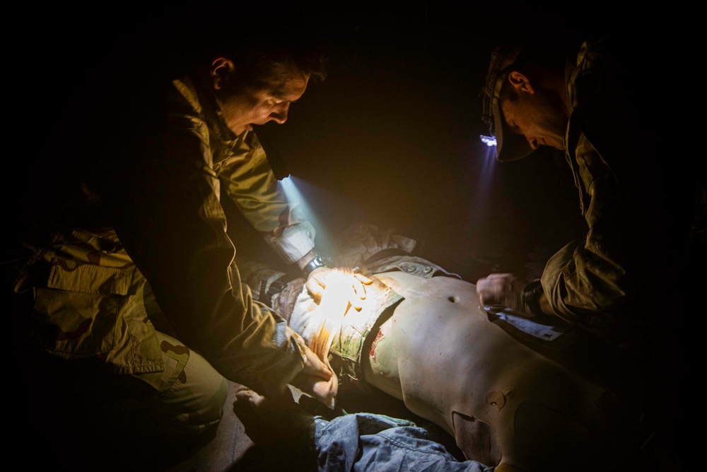 Air Force Cadets Join 10th SFG (A) For TCCC Training