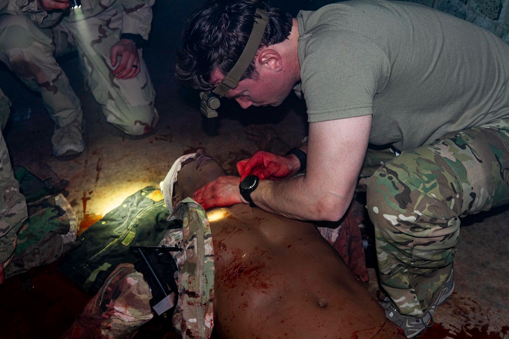 Air Force Cadets Join 10th SFG (A) For TCCC Training