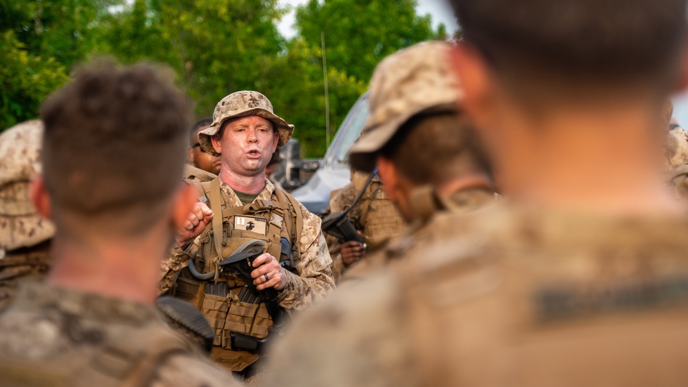 Reserve Marines Conduct Mission Rehearsal Exercise ahead of ITX 4-22