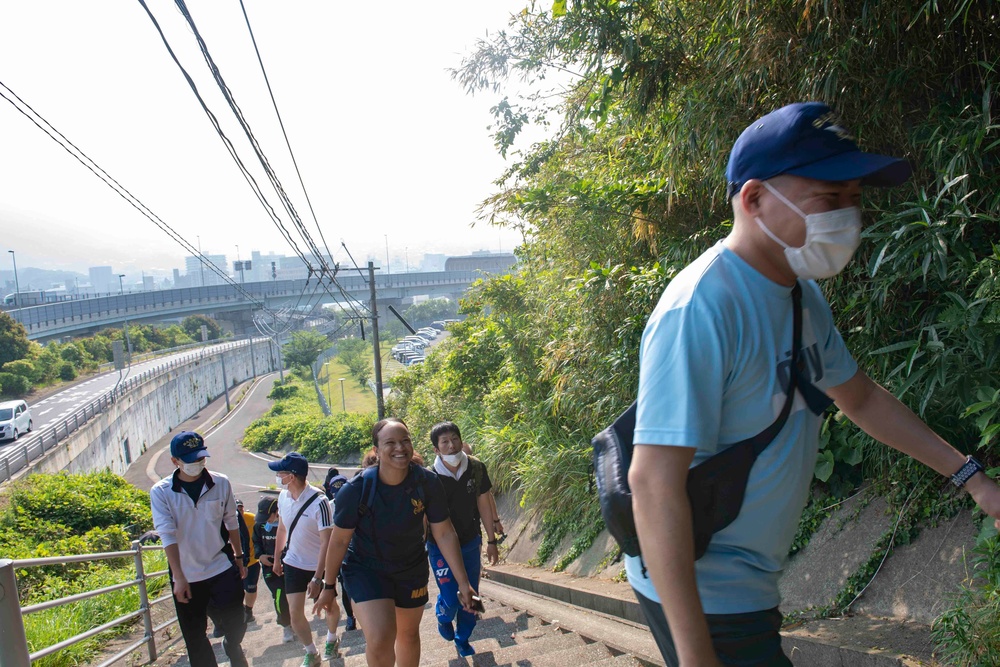 CFAS and JMSDF Hike Mt. Yumihari