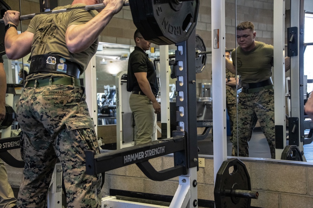 Pendleton Marines tryout for body bearers program