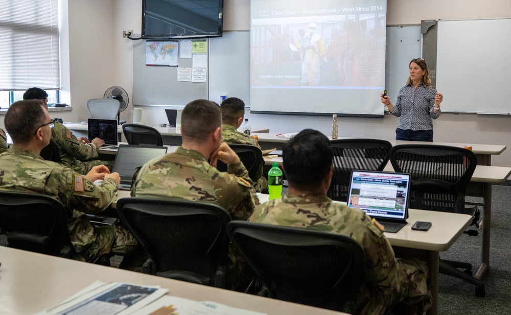 Military prepares leaders for humanitarian response missions