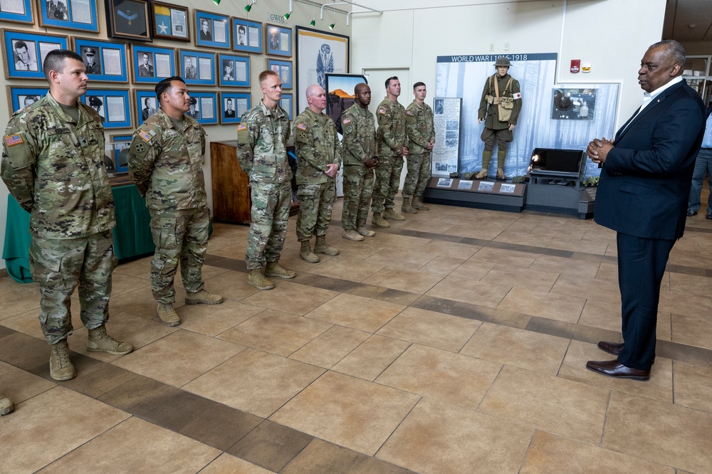 Secretary Austin Visits Fort Carson, Colo.