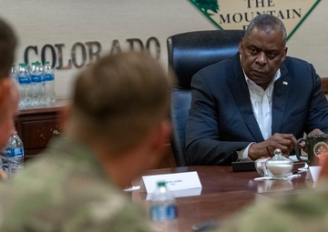 Secretary Austin Visits Fort Carson, Colo.