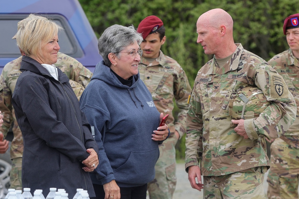 Col. Shouse meets with Gold Star Families during Spartan Memorial Week