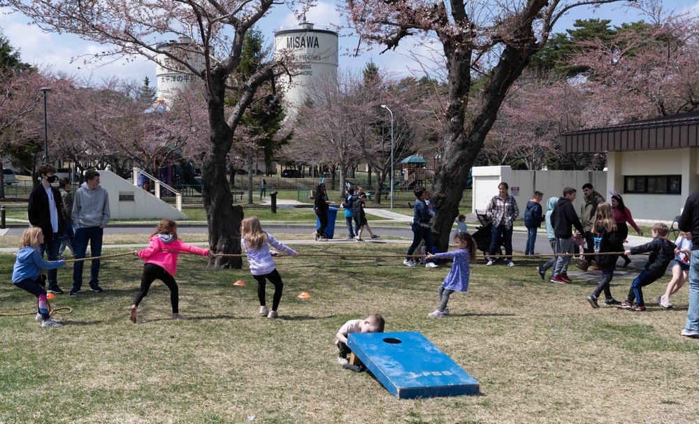 Misawa Air Base Chapel’s Easter Egg Hunt