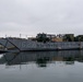 Landing Craft Utility pulls into boating dock