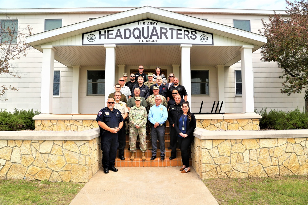 Fort McCoy hosts May 2022 Community Leader Engagement for local law enforcement, civic leaders