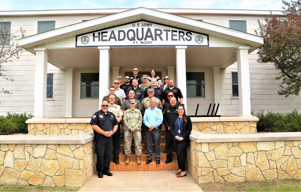 Fort McCoy hosts May 2022 Community Leader Engagement for local law enforcement, civic leaders