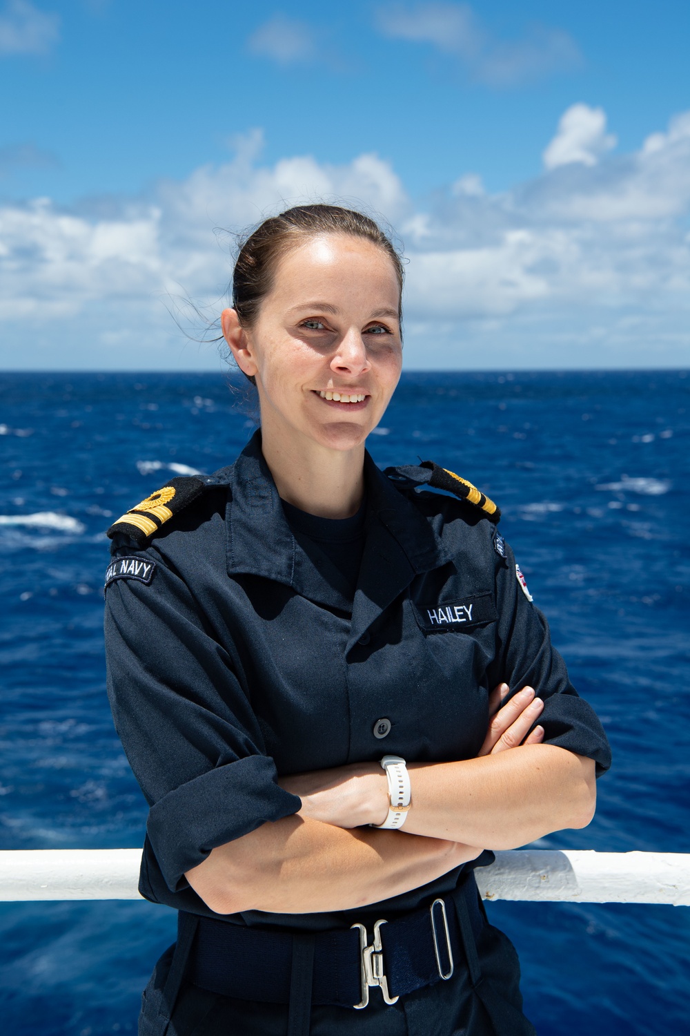 Royal Navy Officer Supports Pacific Partnership