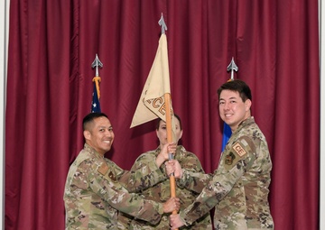 380th ECES receives new leadership.
