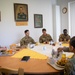 7ATC Command Sgt. Maj. Mark Morgan meets with Soldiers