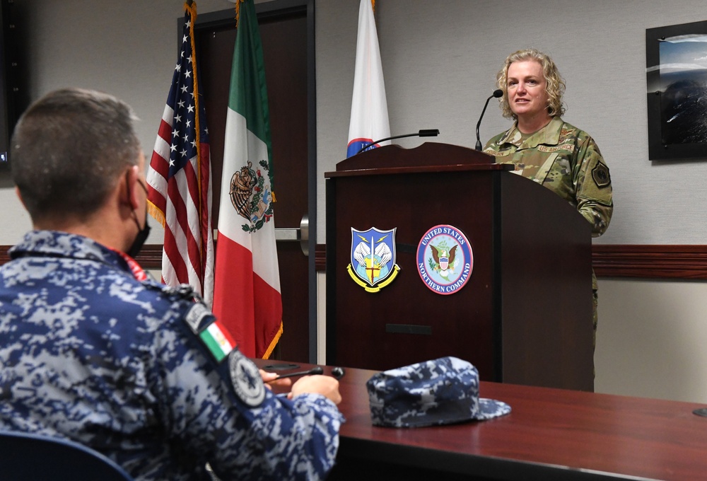 Mexican National Defense College Visit NORAD USNORTHCOM headquarters