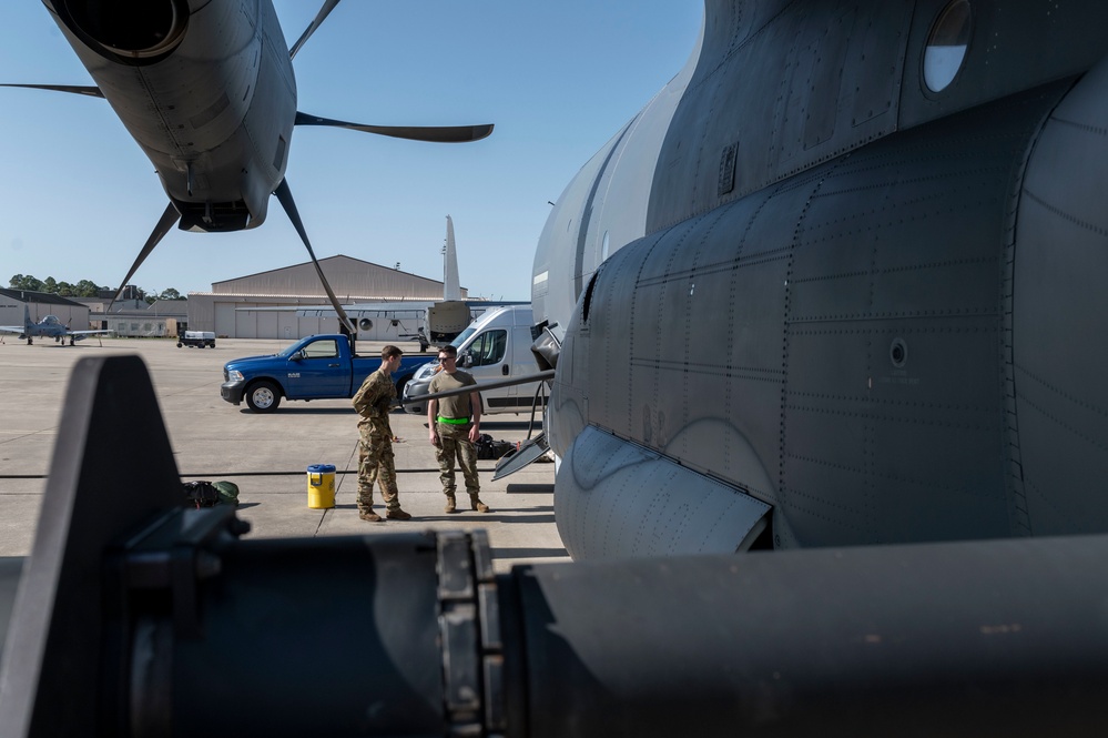 4 SOS Aircrew Participates in Training Sortie on AC-130J