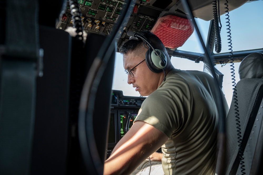 4 SOS Aircrew Participates in Training Sortie on AC-130J