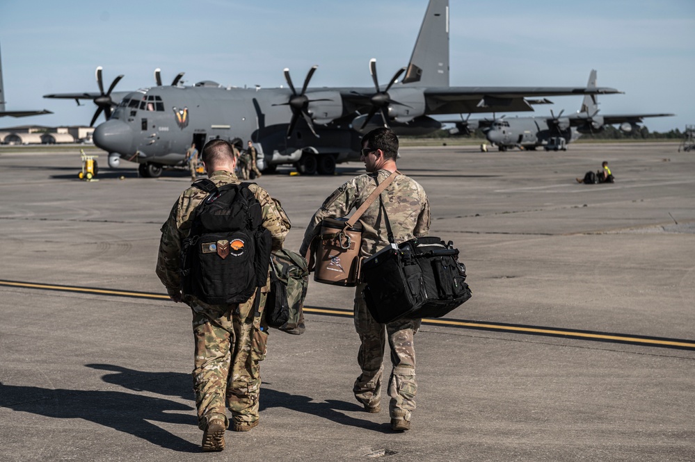 4 SOS Aircrew Participates in Training Sortie on AC-130J