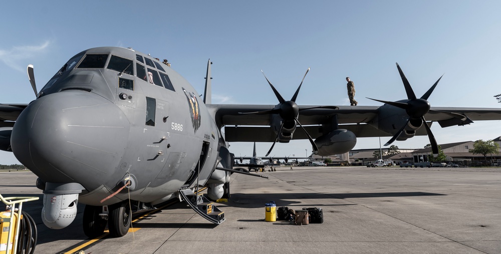 4 SOS Aircrew Participates in Training Sortie on AC-130J