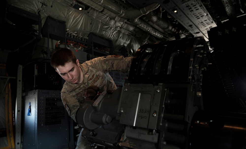 4 SOS Aircrew Participates in Training Sortie on AC-130J