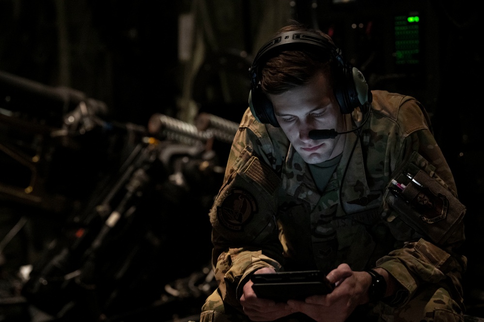 4 SOS Aircrew Participates in Training Sortie on AC-130J