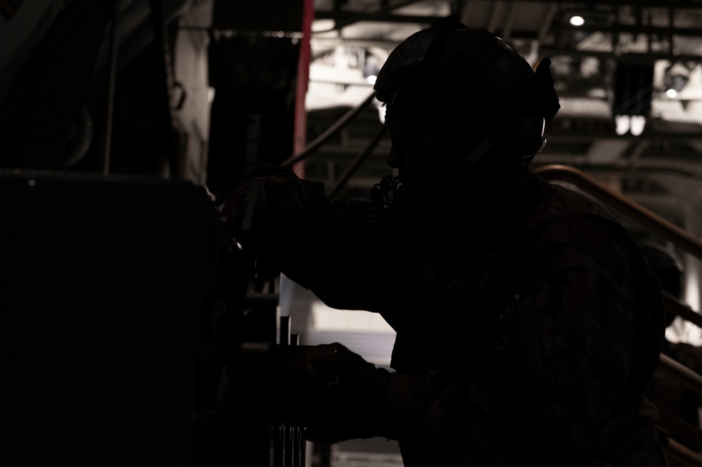 4 SOS Aircrew Participates in Training Sortie on AC-130J