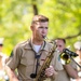 U.S. Marine Corps Band Performs During LAFW