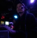 Sailors Stand Watch in Combat Information Center Aboard USS Ralph Johnson (DDG 114)
