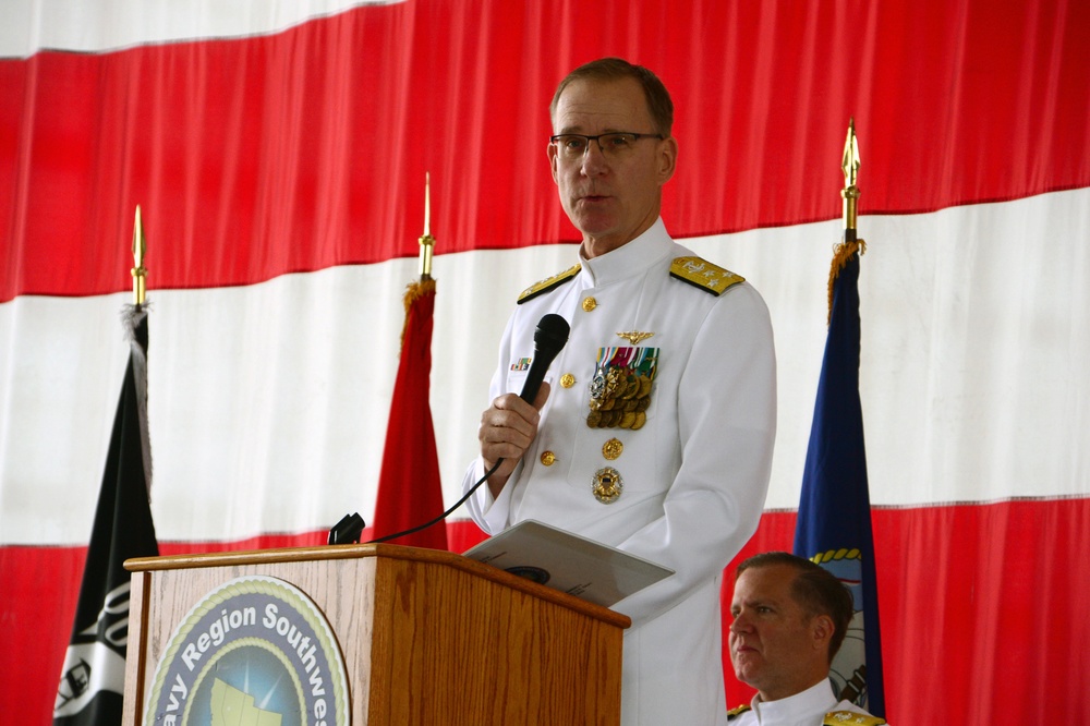 CNRSW Holds Change of Command