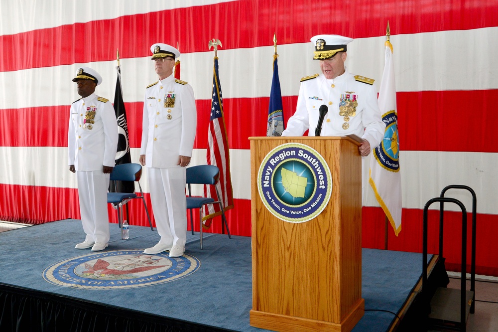 CNRSW Holds Change of Command