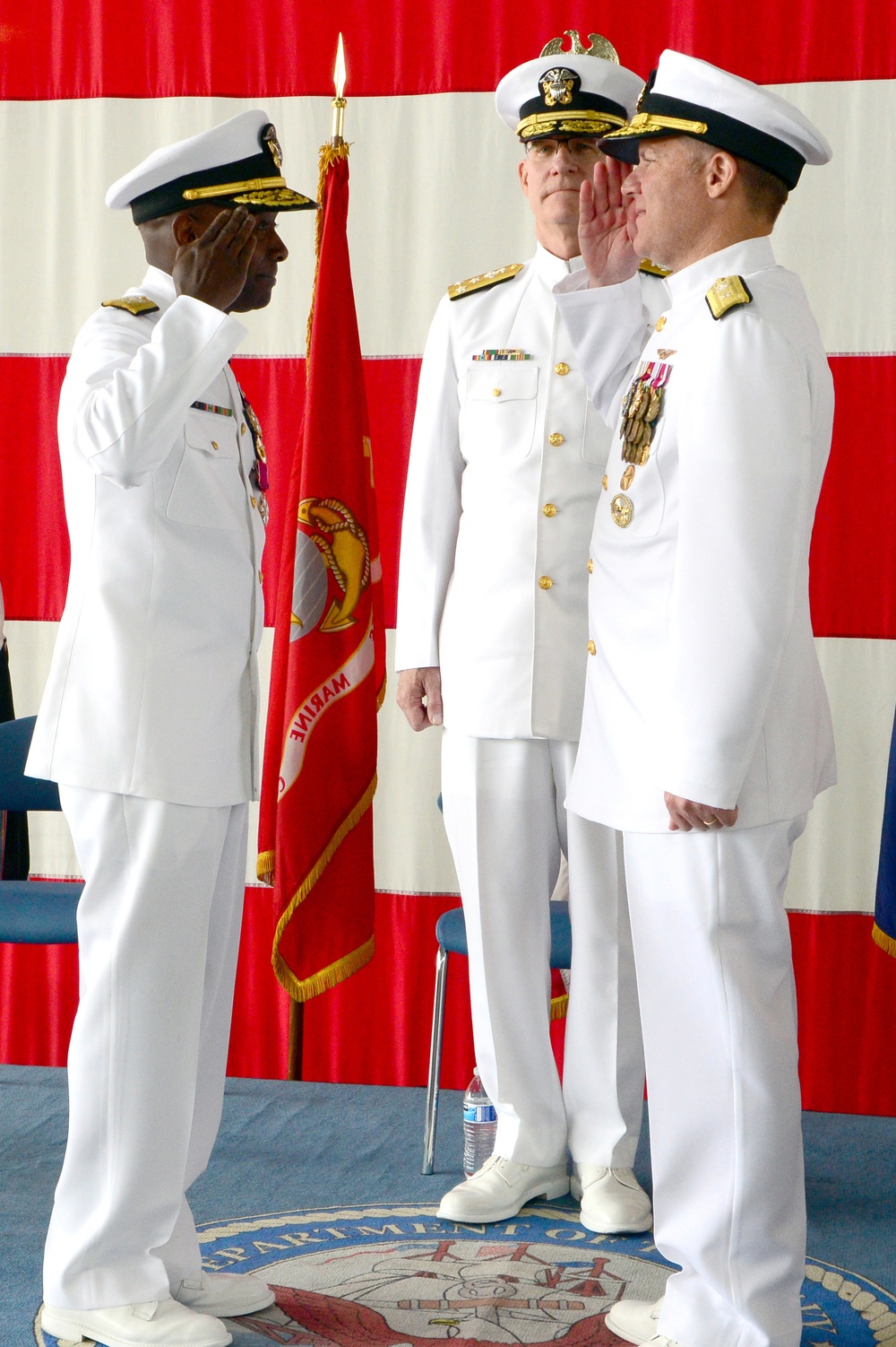 CNRSW Holds Change of Command