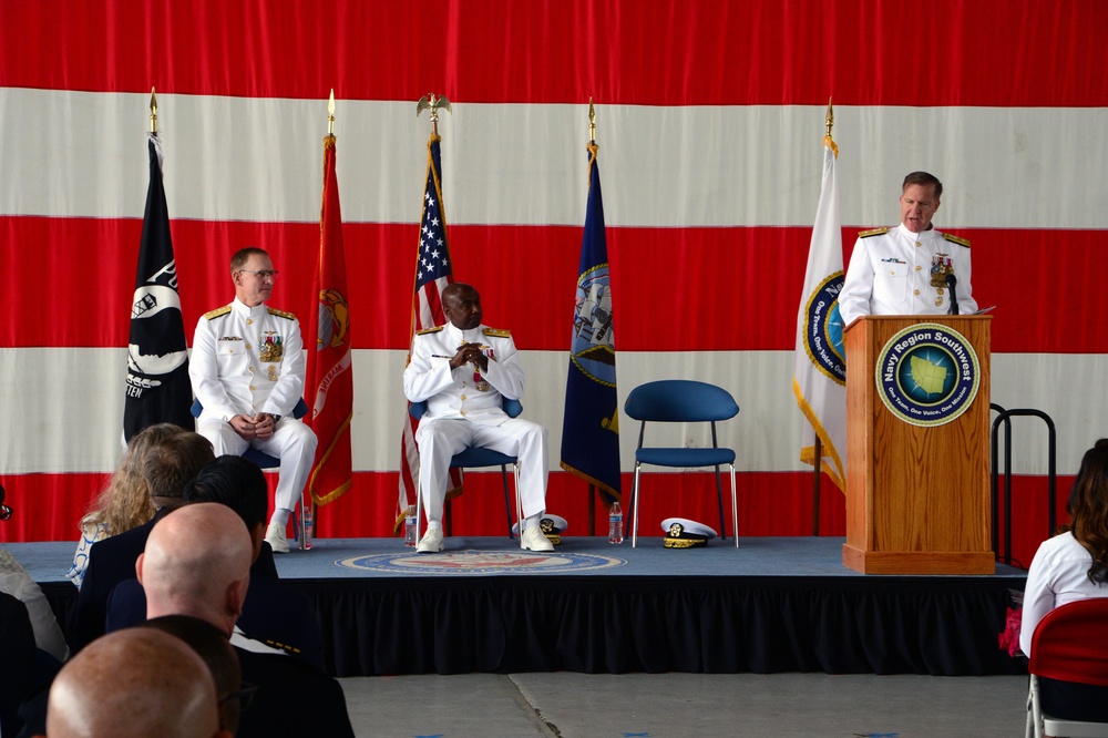 CNRSW Holds Change of Command