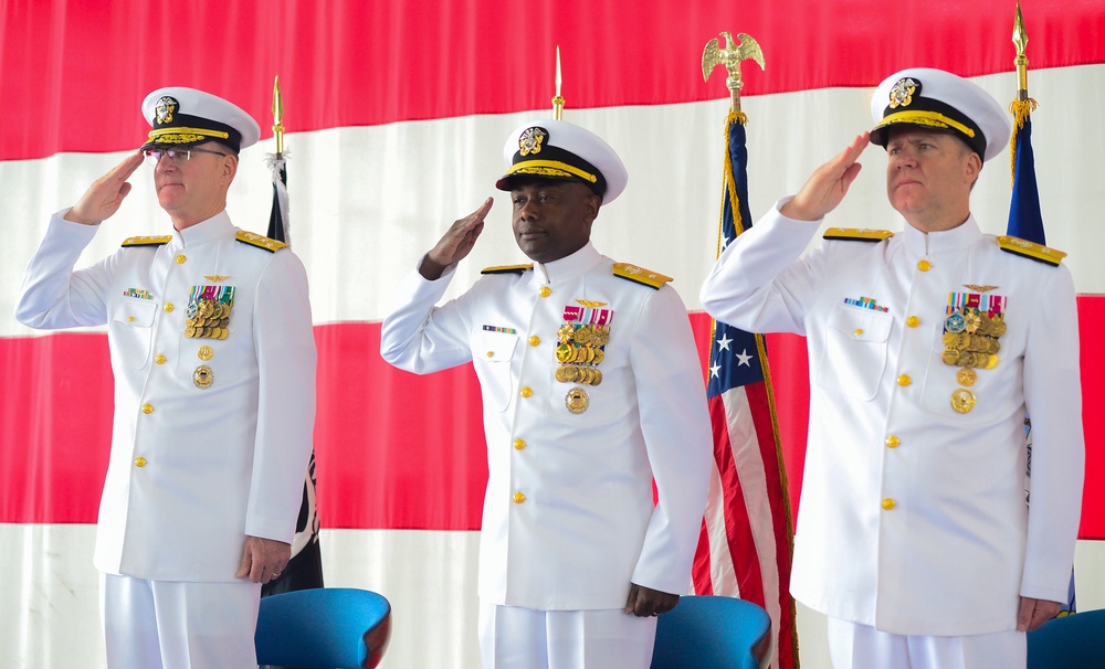 CNRSW Holds Change of Command