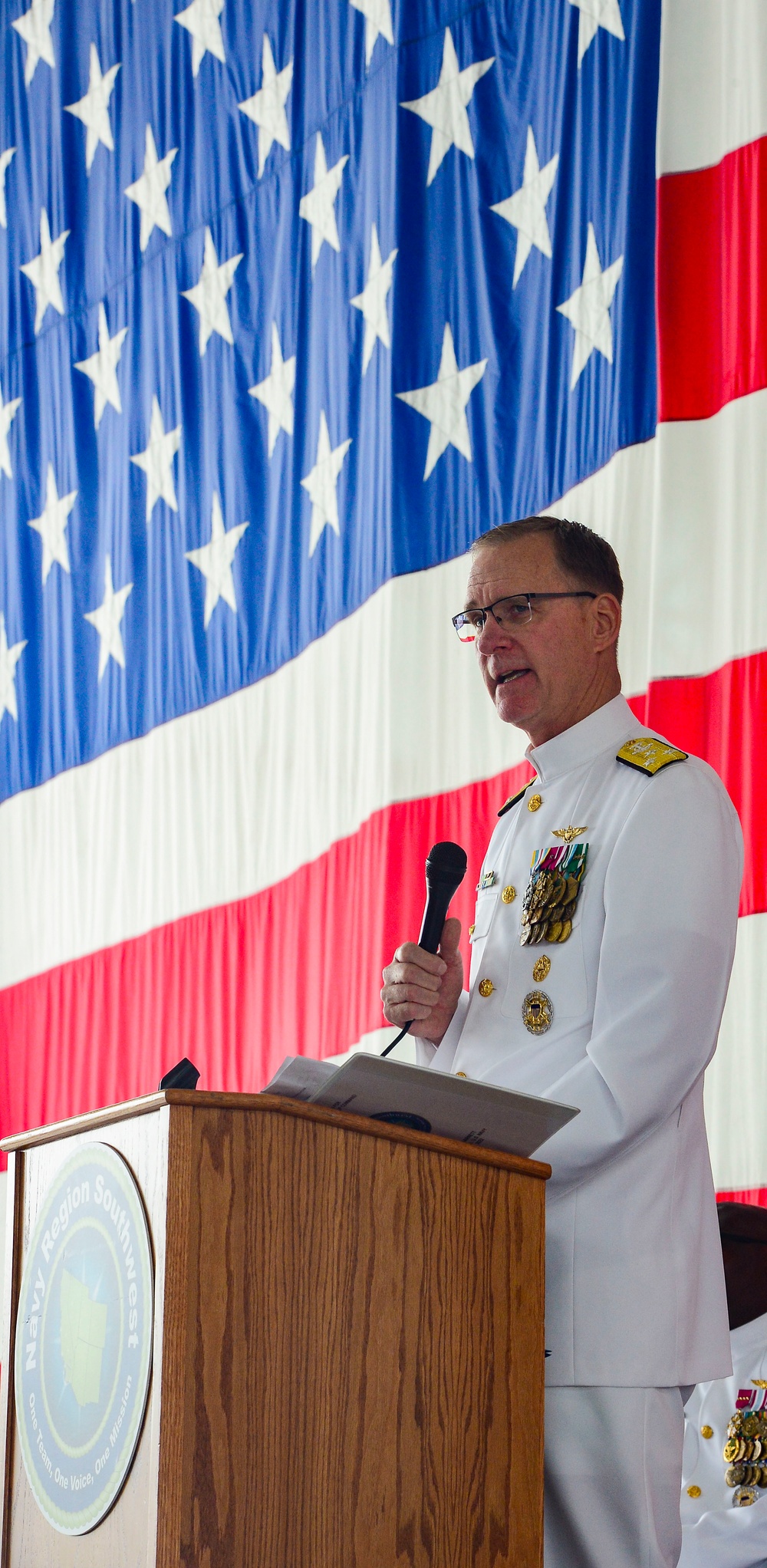 CNRSW Holds Change of Command