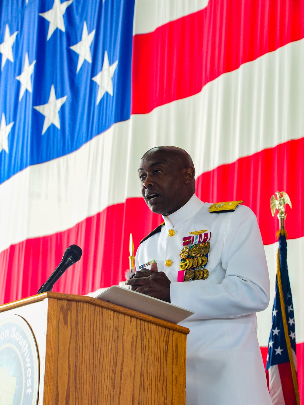 CNRSW Holds Change of Command