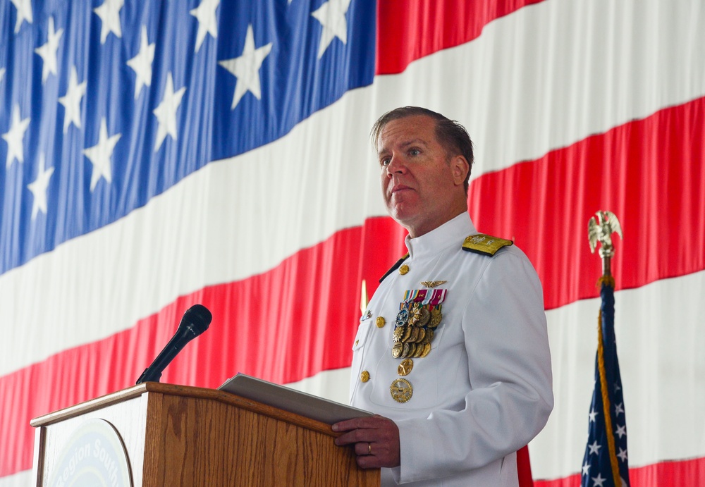 CNRSW Holds Change of Command