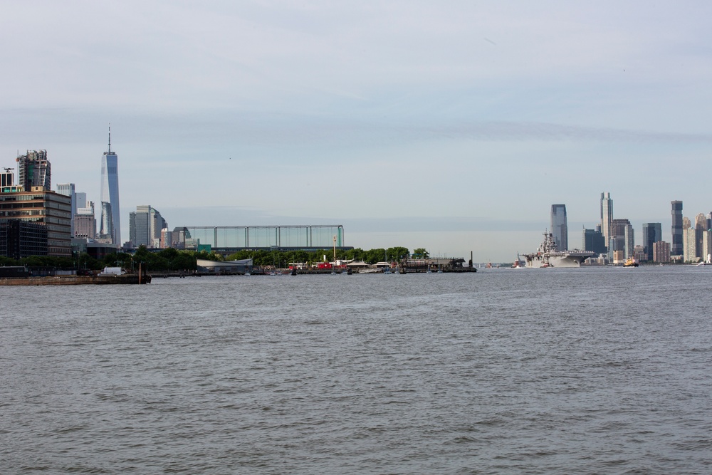 USS Bataan Arrives for Fleet Week New York 22